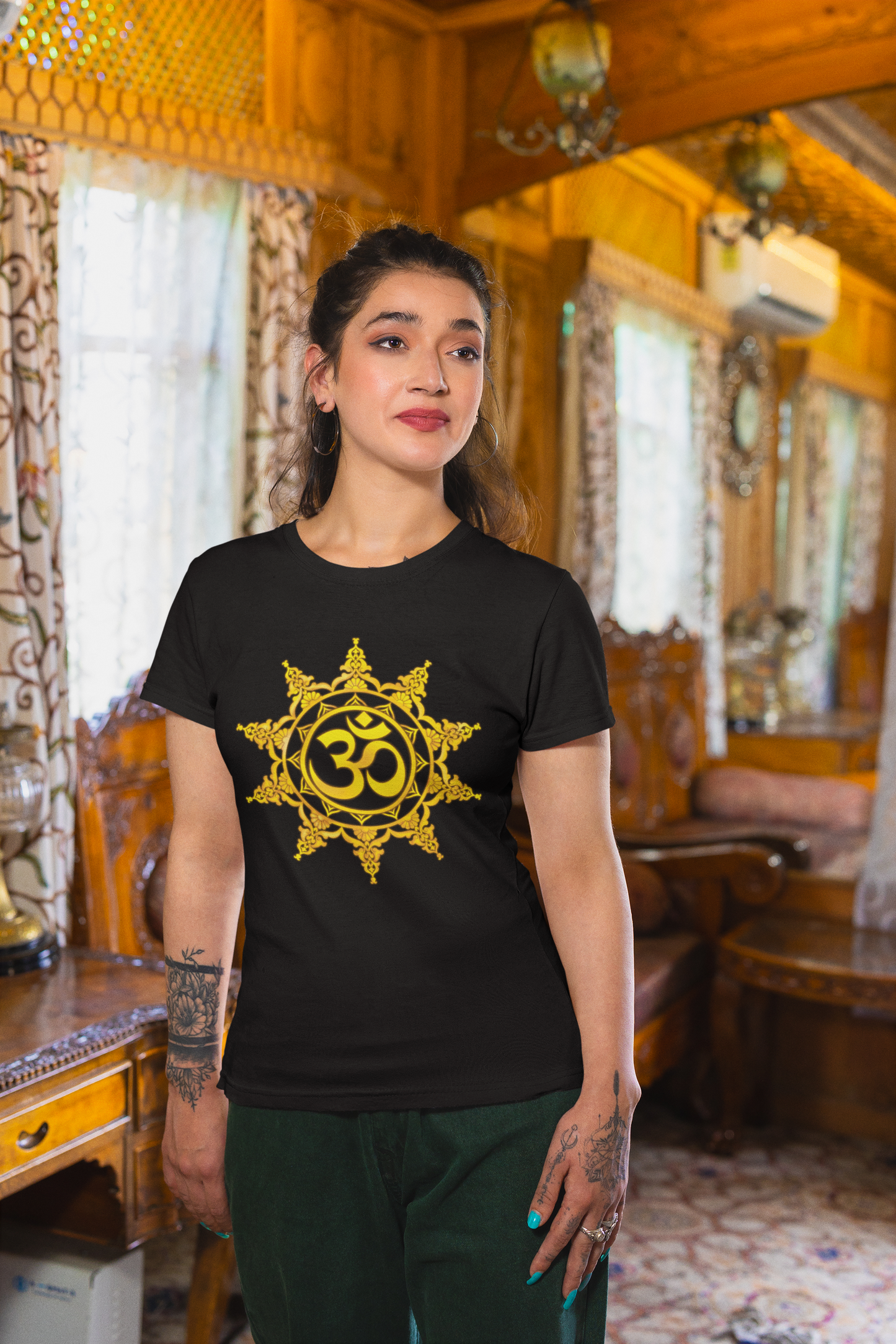 Golden Om Tee