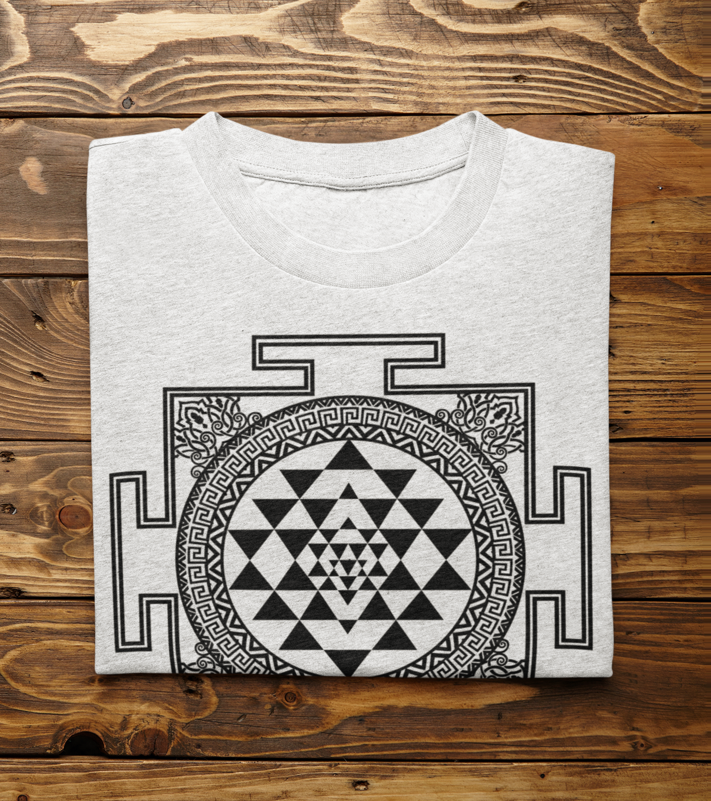 Black Sri Chakra Tee