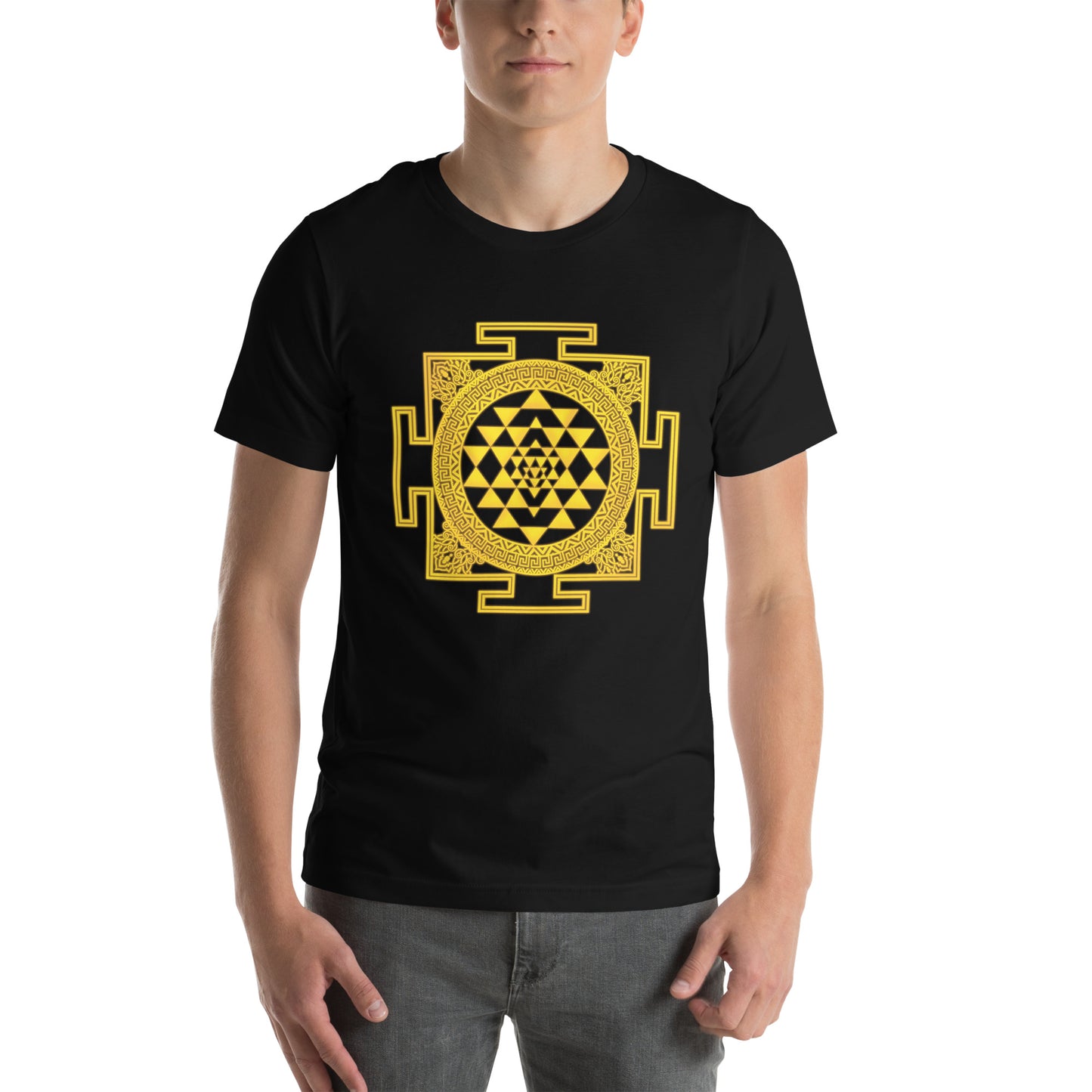 Gold Sri Chakra Tee