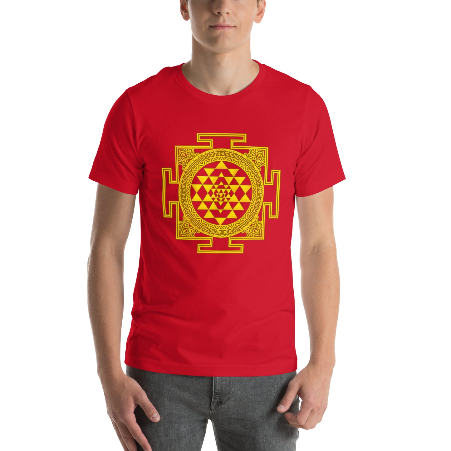 Gold Sri Chakra Tee