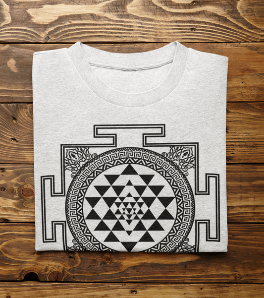 Black Sri Chakra Tee