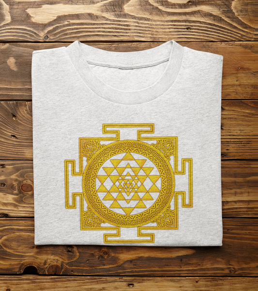 Gold Sri Chakra Tee
